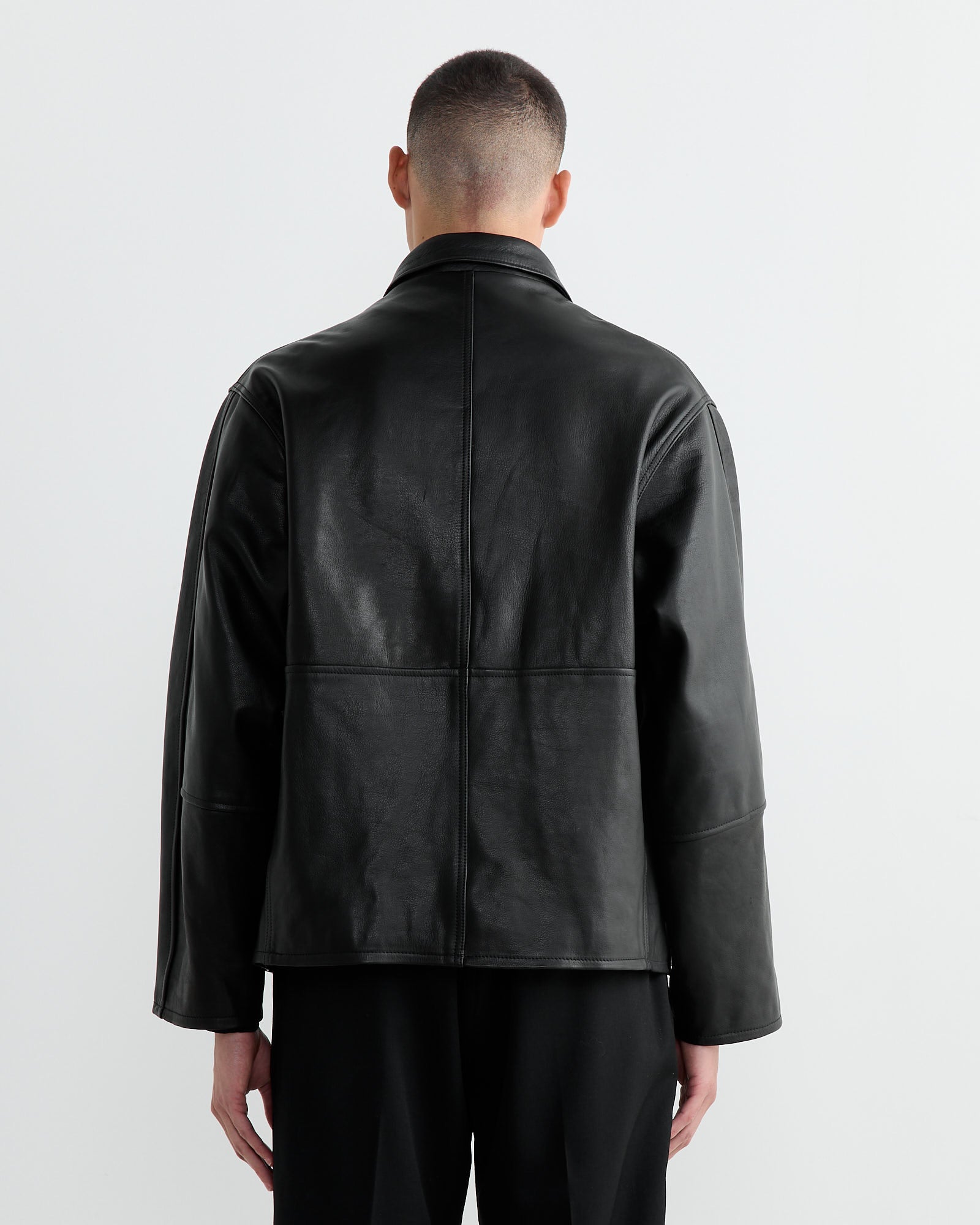 SMOCK Totem Leather Jacket Black - Black / L (268819)