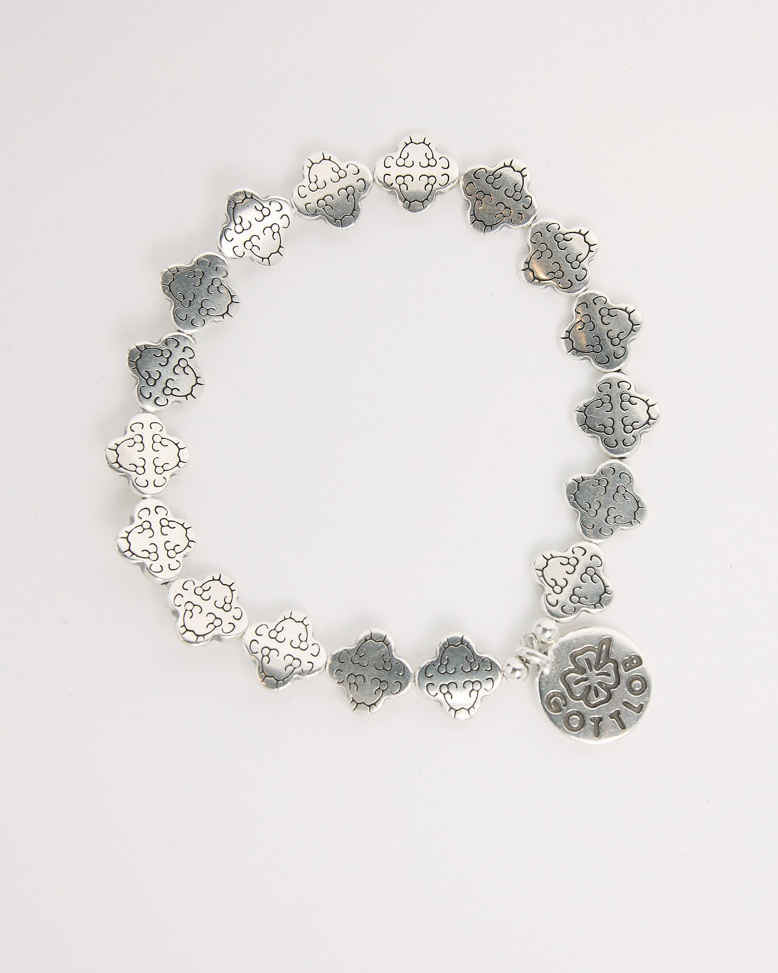 Gottlob Edition 1 Bracelet - Silver Plated Beads - M - Default Title (269444)