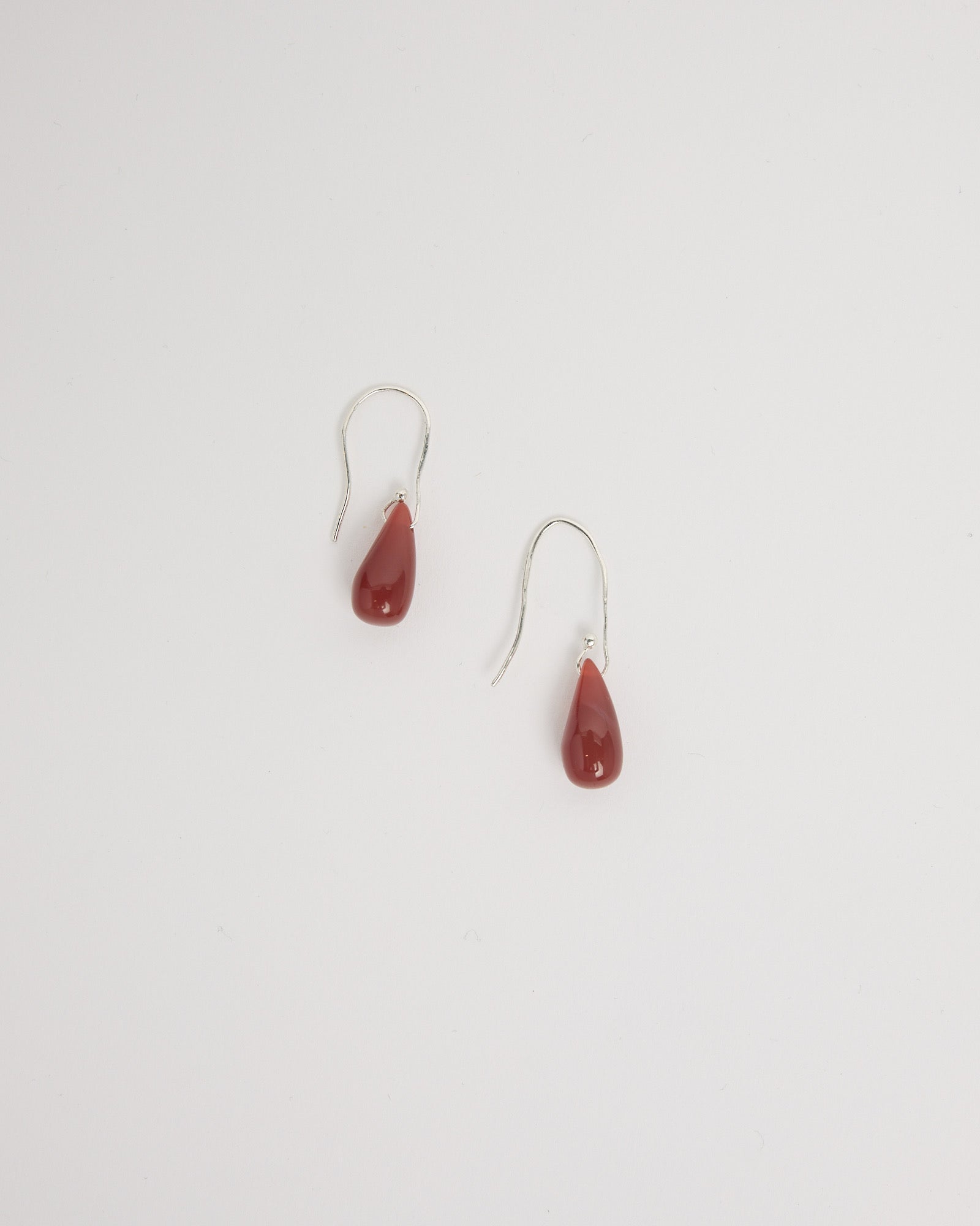 Droplet Earrings in Carnelian - Default Title (269495)