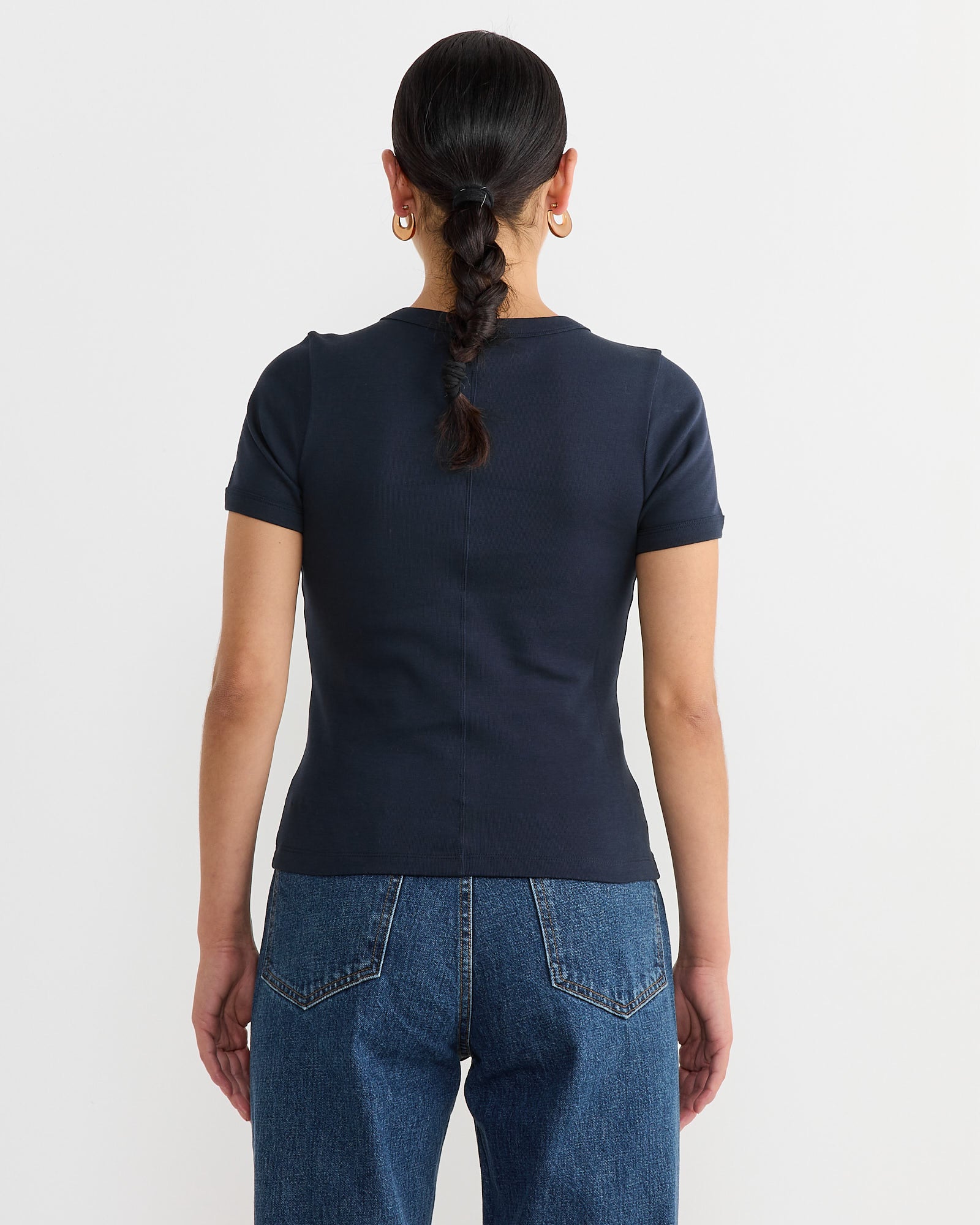 FLORE FLORE Car Tee Navy - Navy / S (269663)