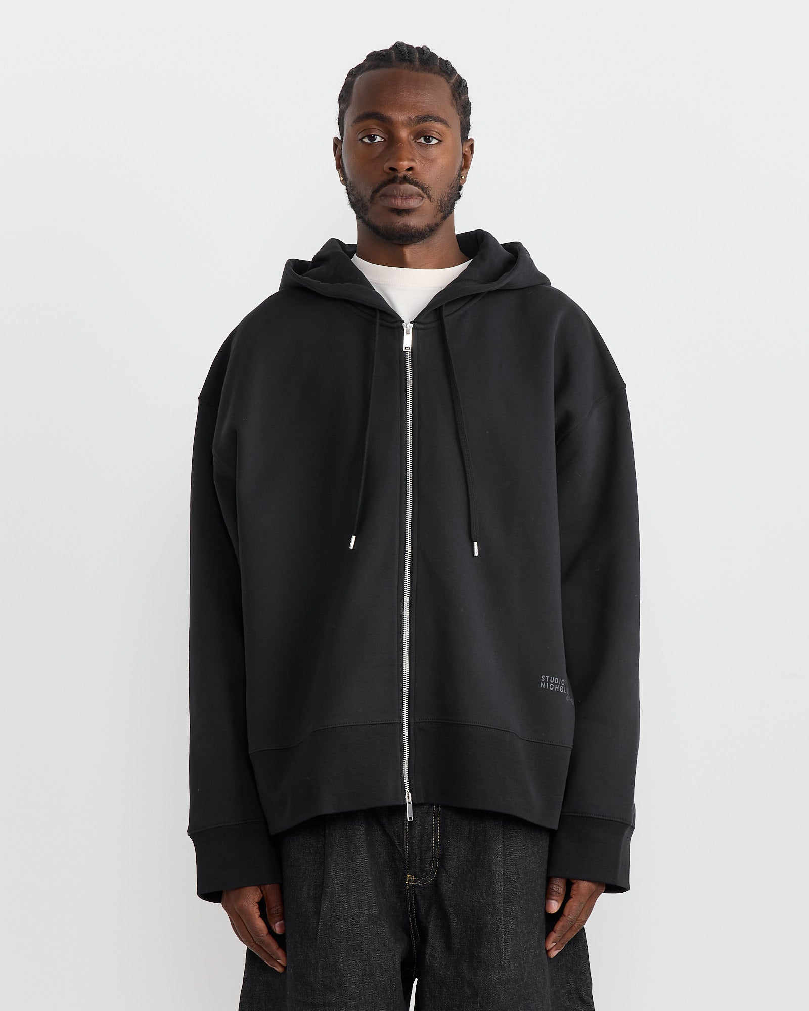 Studio Nicholson Cova Hoodie Darkest Navy - Darkest Navy / XL (270641)