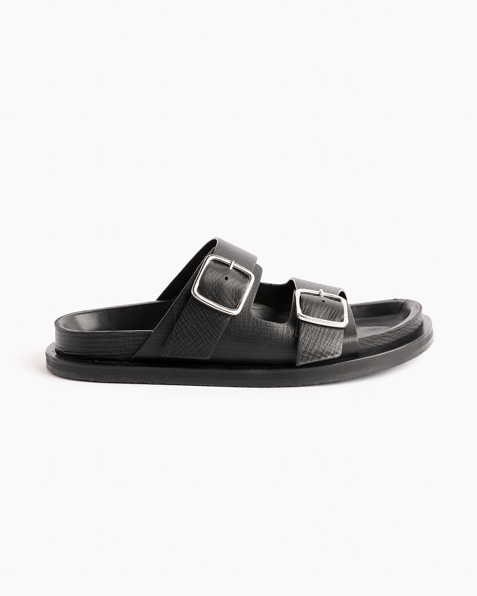 Studio Nicholson Denver 2-Strap Sandal Black - Black / 40 (270828)