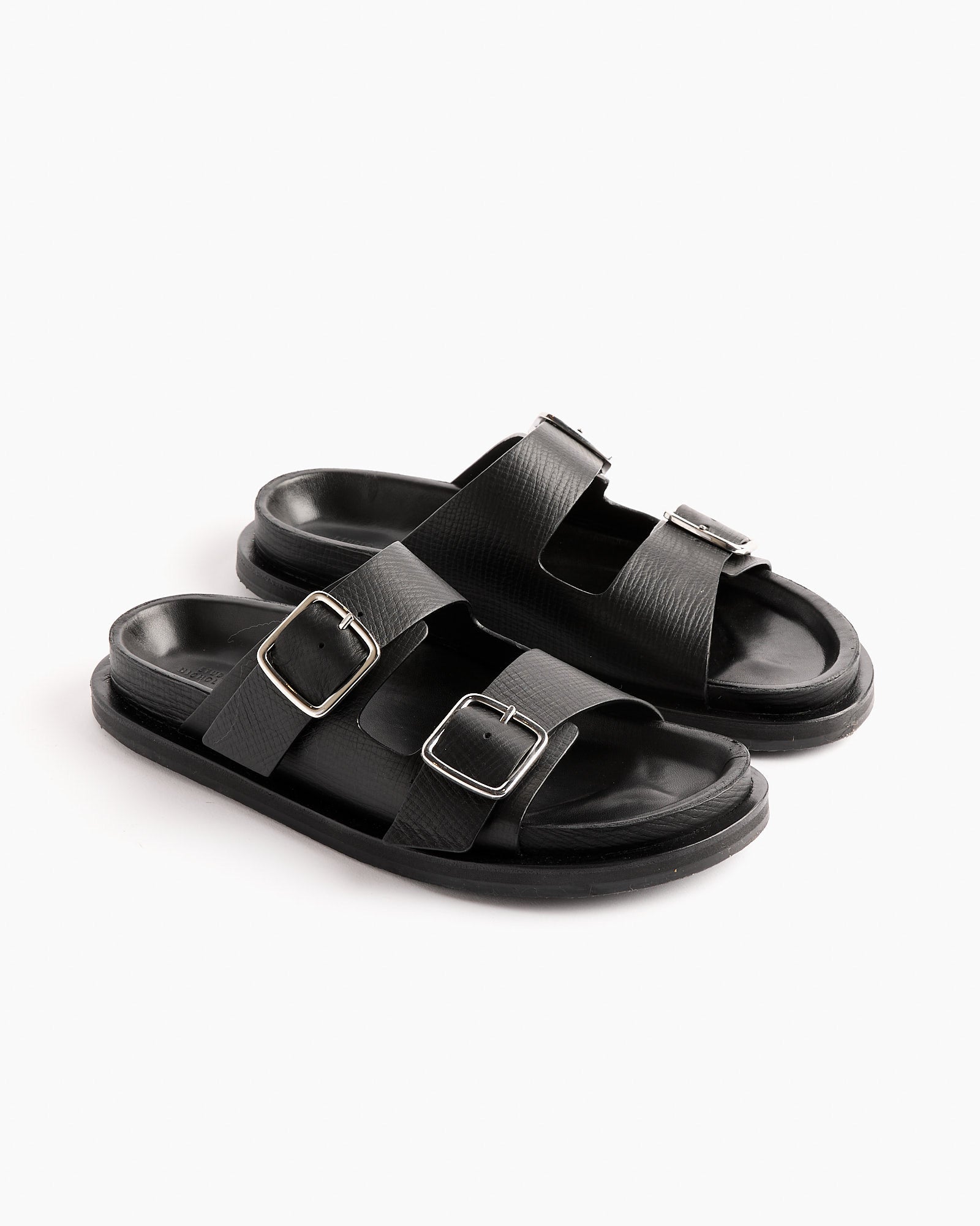 Studio Nicholson Denver 2-Strap Sandal Black - Black / 40 (270828)