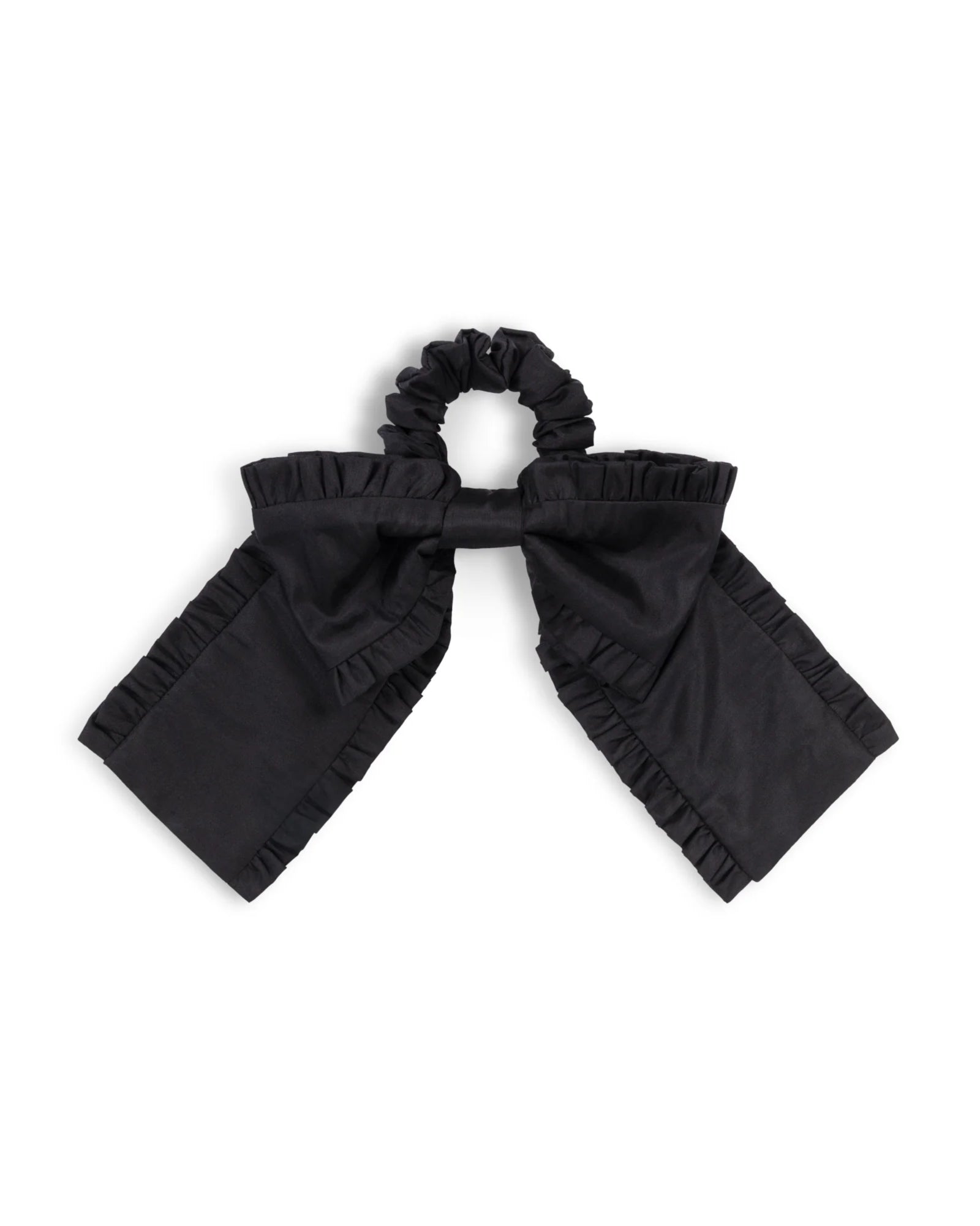 Aster Scrunchie in Black