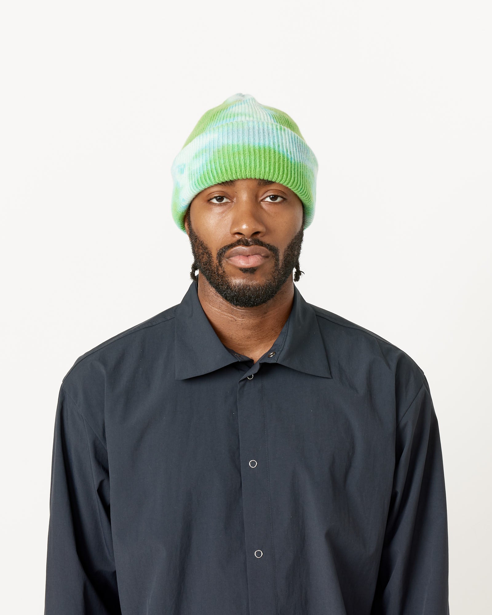 Cashmere Beanie in Tie Dye