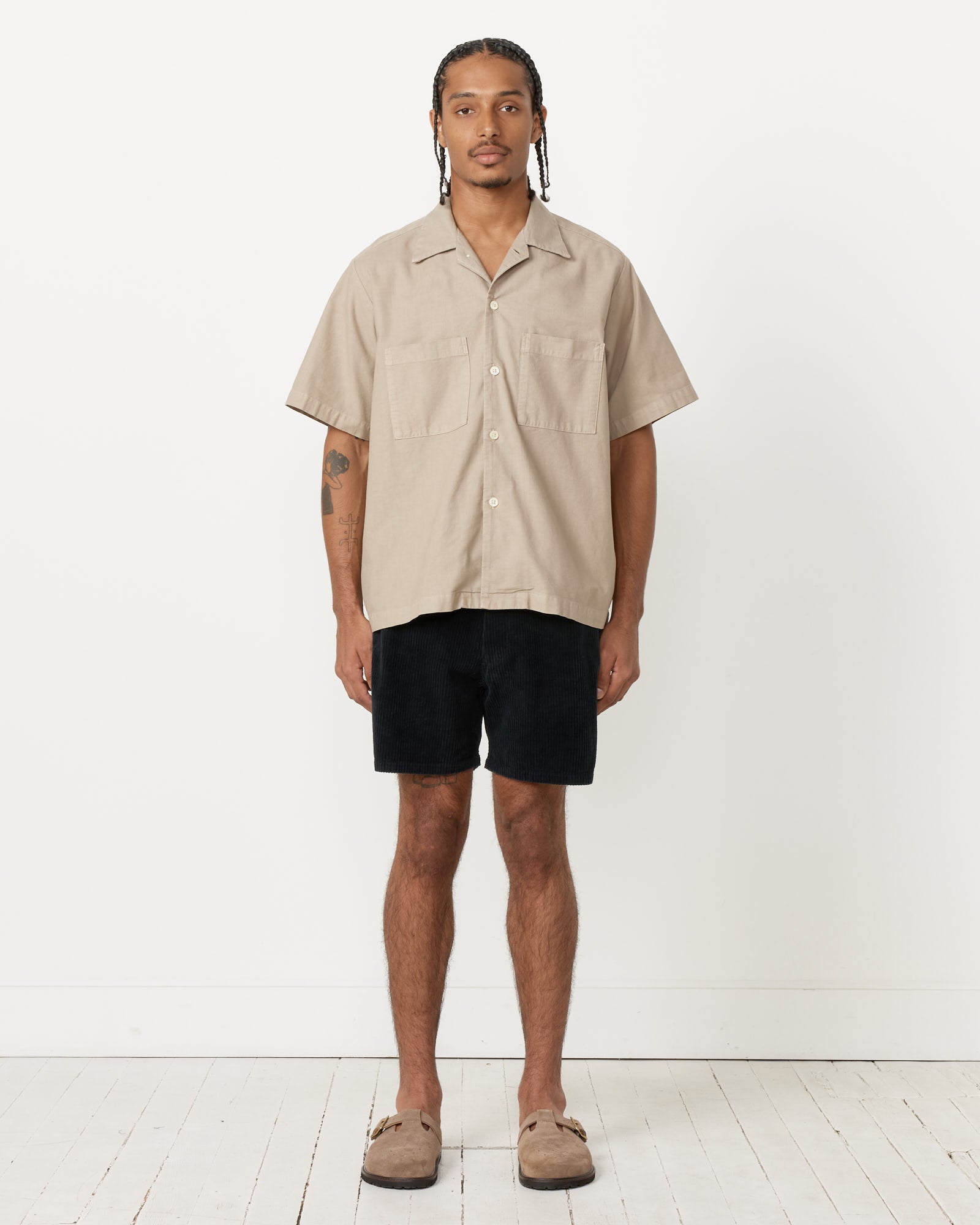 Laguna Short Corduroy in Washed Black