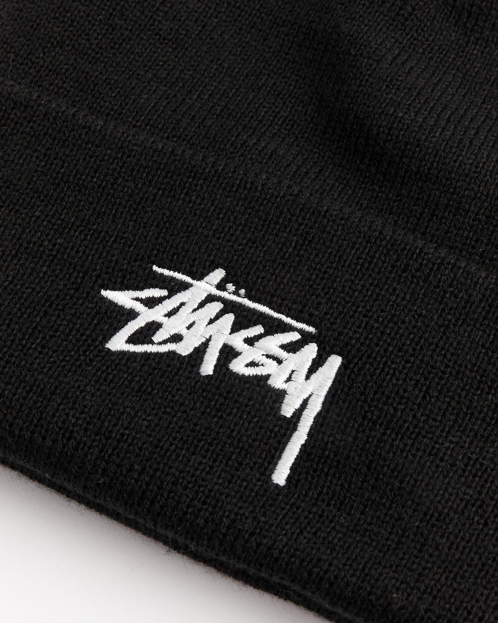 Stock Cuff Beanie in Black