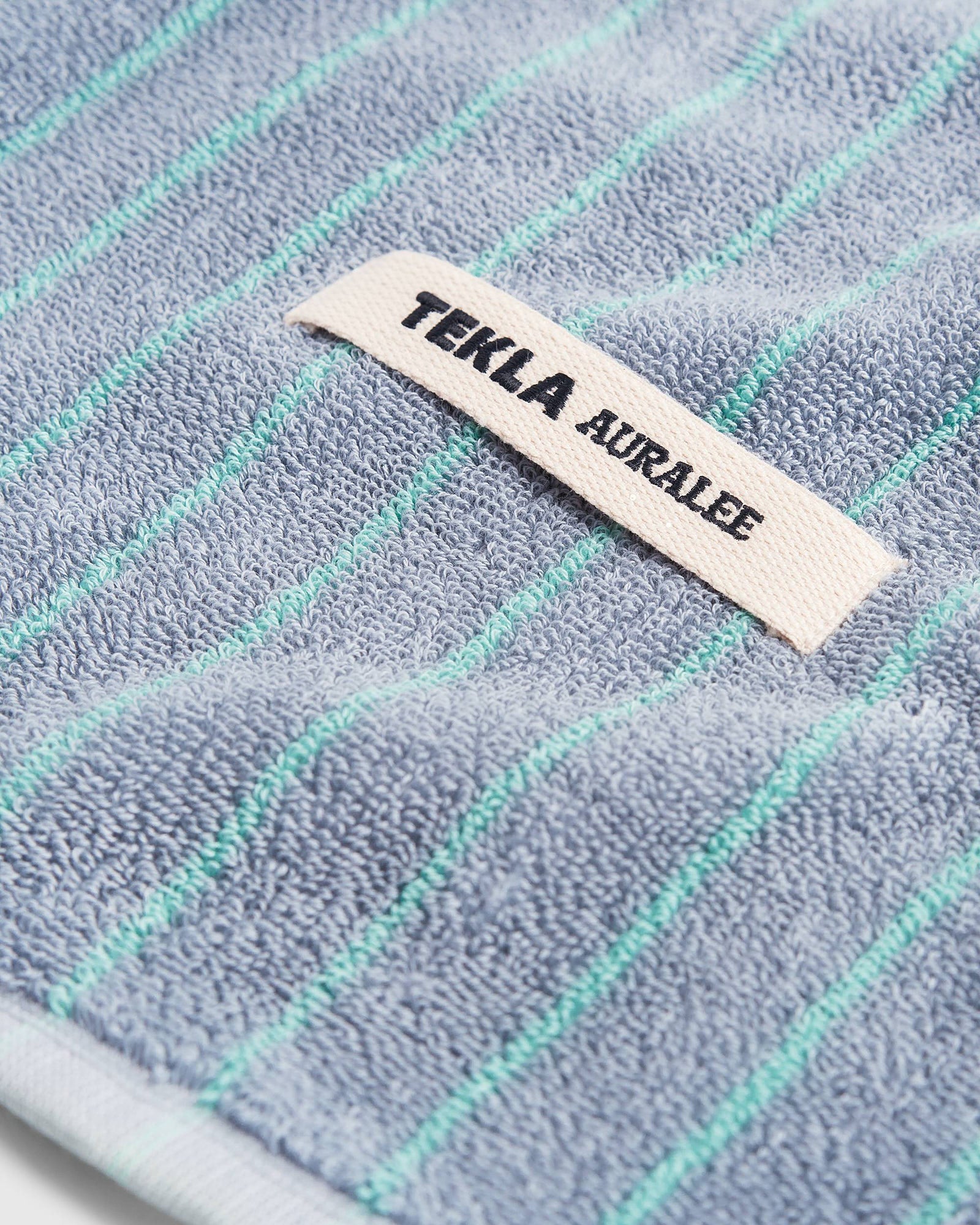 Terry Onsen Towel in Mist Stripes