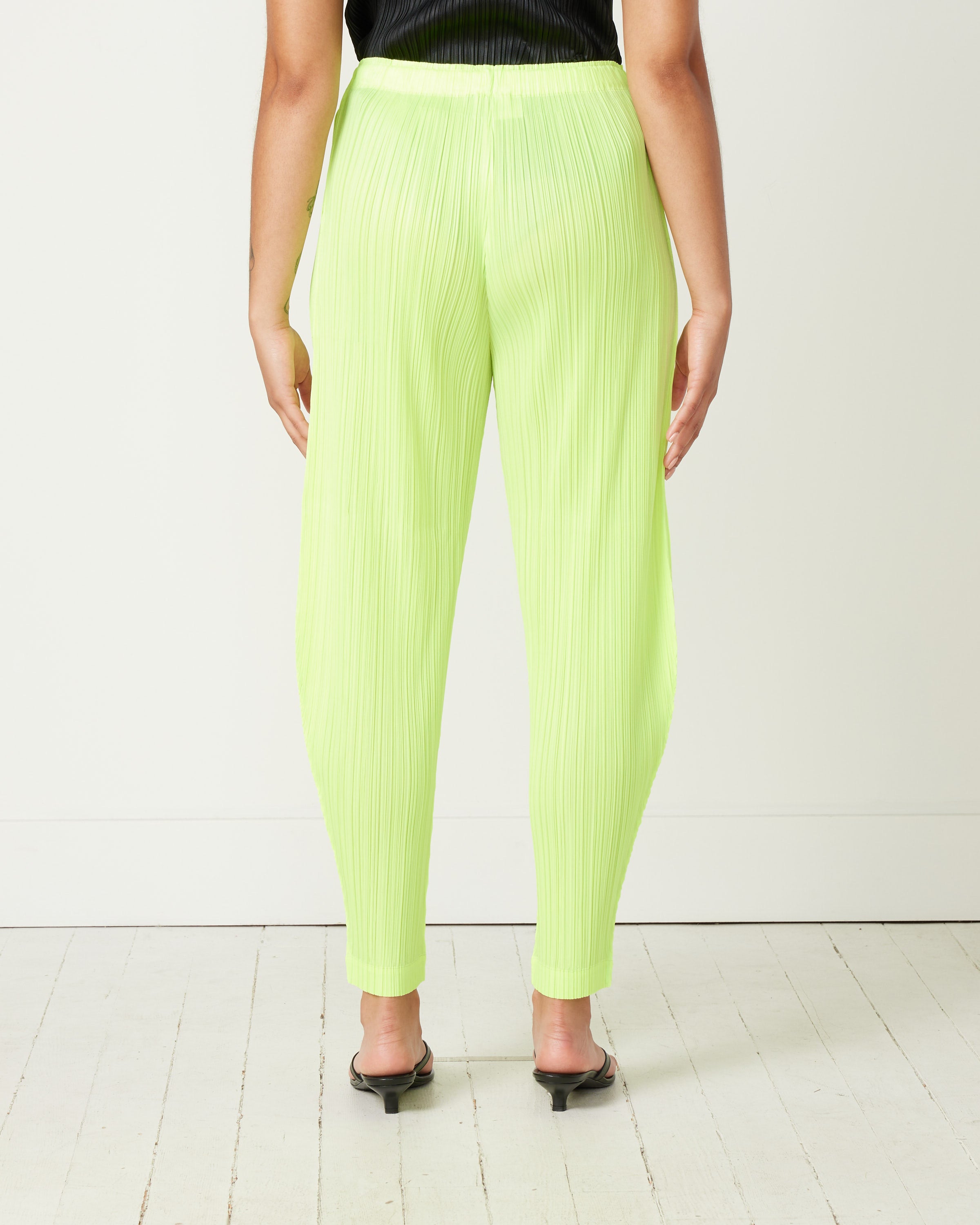 Monthly Colors Pants in Neon Yellow