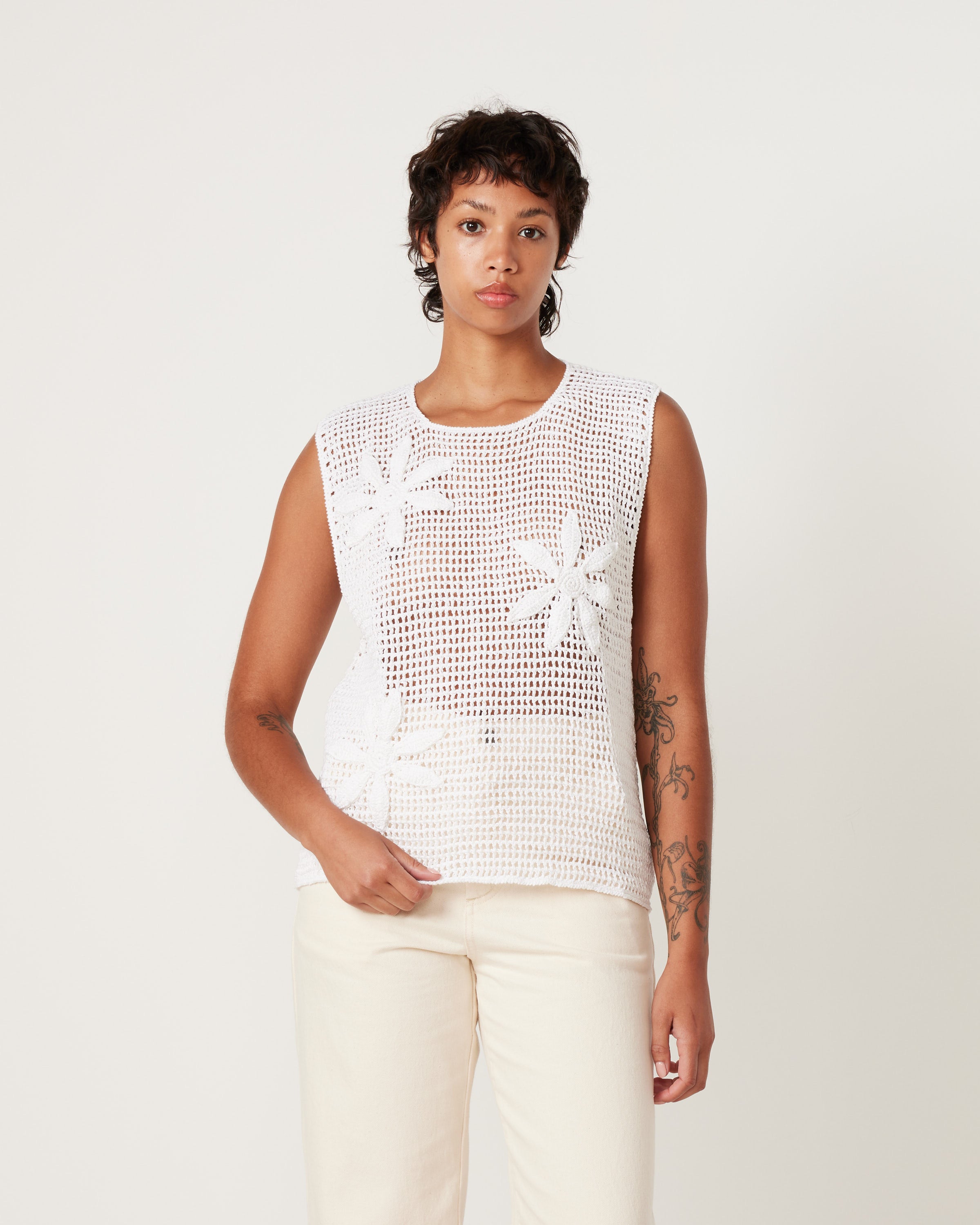 Gimaguas Guapo Tank Top - White / S (246742)