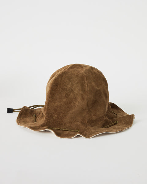 Pig Kinchaku Hat in Khaki Olive