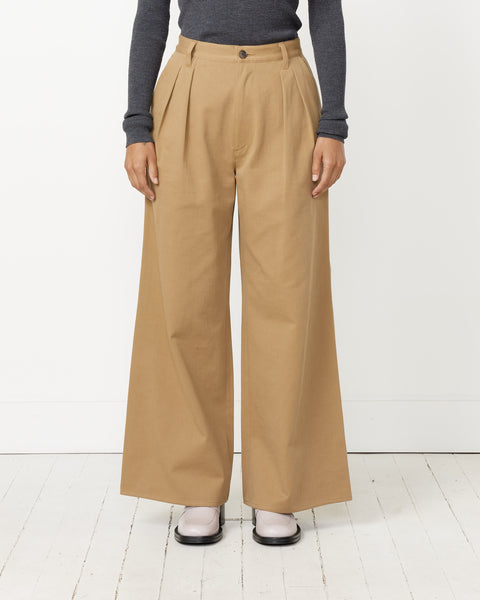 Auralee - Washed Heavy Chino Wide Pant