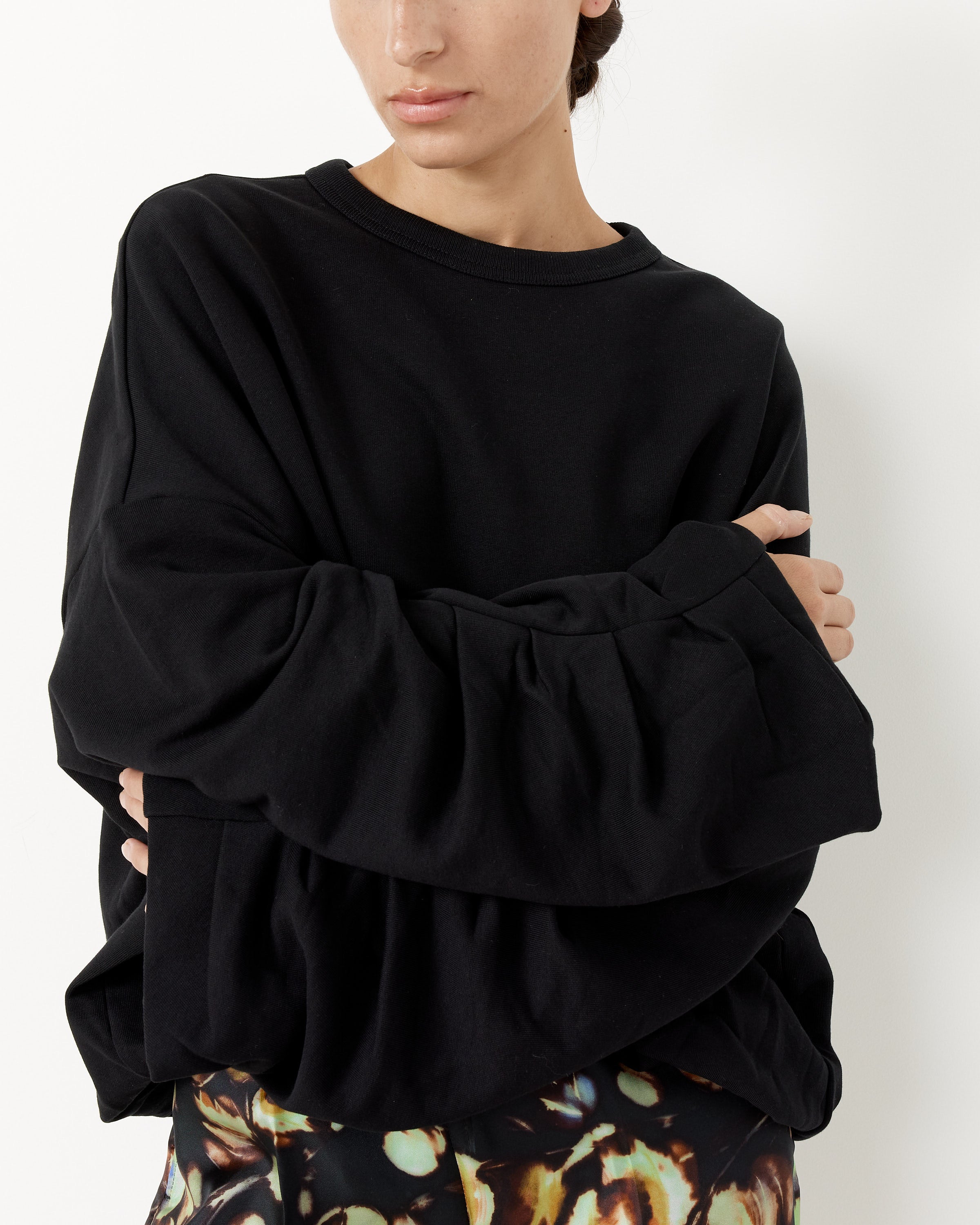 Draped Sweatshirt